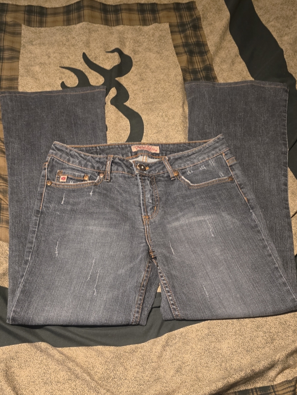 Paris Blues Women’s Dark Blue Boot Cut Jeans Size 7